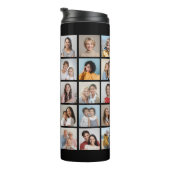 Erstellen Sie Ihre eigene 35-Foto Collage Thermosbecher (Nach rechts gedreht)