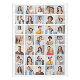 Erstellen Sie Ihre eigene 35-Foto Collage Tischdecke