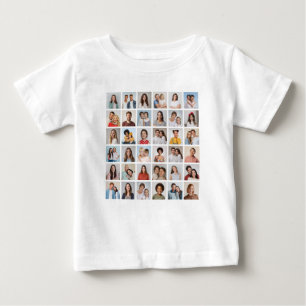 Erstellen Sie Ihre eigene 36-Foto-Collage Baby T-shirt