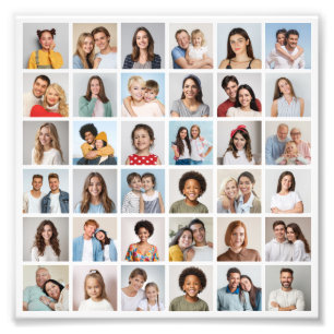 Erstellen Sie Ihre eigene 36 Foto Collage Foto Erw