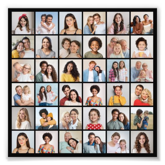 Erstellen Sie Ihre eigene 36 Foto Collage Foto Erw (Vorne)