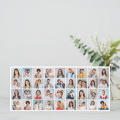 Erstellen Sie Ihre eigene 36 Foto Collage Grußkart Karte (Stehend Vorderseite)
