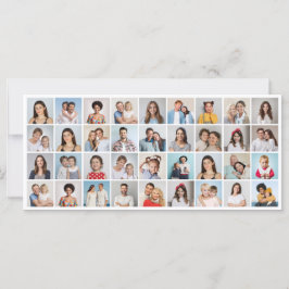 Erstellen Sie Ihre eigene 36 Foto Collage Grußkart Karte