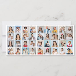 Erstellen Sie Ihre eigene 36 Foto Collage Grußkart Karte
