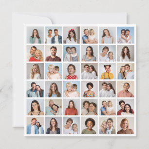 Erstellen Sie Ihre eigene 36-Foto-Collage Karte
