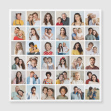 Erstellen Sie Ihre eigene 36 Foto Collage Magnetic