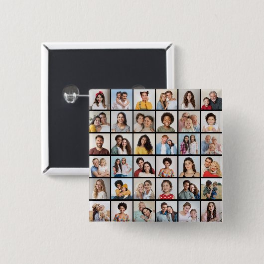 Erstellen Sie Ihre eigene 36 FotoCollage Button (Vorne & Hinten)