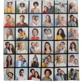 Erstellen Sie Ihre eigene 36 FotoCollage Duschvorhang (Vorderseite)
