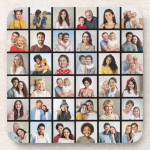 Erstellen Sie Ihre eigene 36 FotoCollage Getränkeuntersetzer