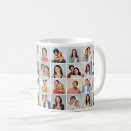 Erstellen Sie Ihre eigene 36 FotoCollage Kaffeetasse