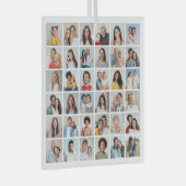 Erstellen Sie Ihre eigene 36 FotoCollage Ornament Aus Glas (Vorderseite Rechts)