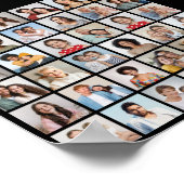 Erstellen Sie Ihre eigene 36 FotoCollage Poster (Ecke)