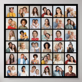 Erstellen Sie Ihre eigene 36 FotoCollage Poster