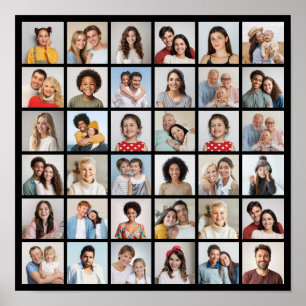 Erstellen Sie Ihre eigene 36 FotoCollage Poster