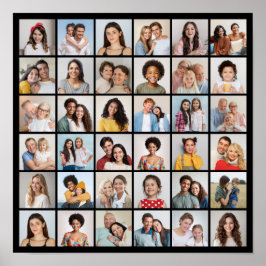 Erstellen Sie Ihre eigene 36 FotoCollage Poster