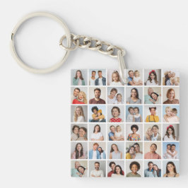 Erstellen Sie Ihre eigene 36 FotoCollage Schlüsselanhänger