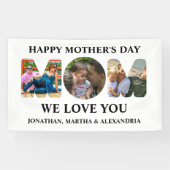 Erstellen Sie Ihre eigene 3-Foto Collage Happy Müt Banner (Horizontal)