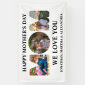 Erstellen Sie Ihre eigene 3-Foto Collage Happy Müt Banner (Vertikal)