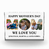 Erstellen Sie Ihre eigene 3-Foto Collage Happy Müt Fotoblock (Vorderseite)