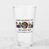 Erstellen Sie Ihre eigene 3-Foto Collage Happy Müt Glas (Vorderseite)