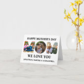 Erstellen Sie Ihre eigene 3-Foto Collage Happy Müt Karte (Gelbe Blume)