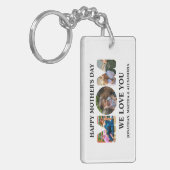 Erstellen Sie Ihre eigene 3-Foto Collage Happy Müt Schlüsselanhänger (Vorderseite links)