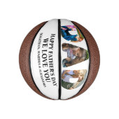 Erstellen Sie Ihre eigene 3-Foto Collage Happy Vat Mini Basketball (Vertikal)