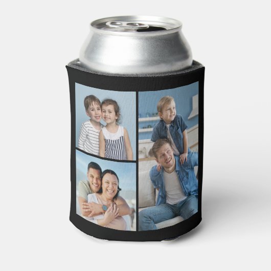 Erstellen Sie Ihre eigene 3 FotoCollage Dosenkühler (Kanne Rückseite)