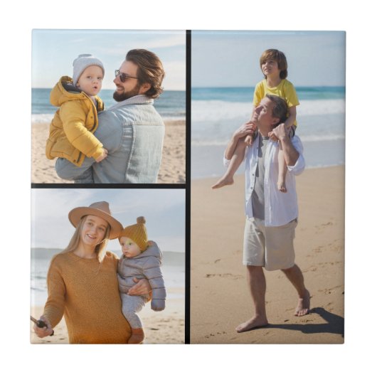 Erstellen Sie Ihre eigene 3 FotoCollage Fliese (Vorderseite)