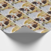 Erstellen Sie Ihre eigene 3 FotoCollage Geschenkpapier (Ecke)