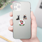 Erstellen Sie Ihre eigene 3 FotoCollage individuel Aufkleber (Telefon)