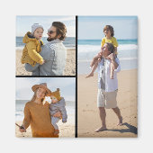 Erstellen Sie Ihre eigene 3 FotoCollage Magnet (Vorne)