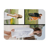 Erstellen Sie Ihre eigene 3 FotoCollage Magnet (Horizontal)