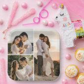 Erstellen Sie Ihre eigene 3 FotoCollage Pappteller (Party)