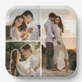 Erstellen Sie Ihre eigene 3 FotoCollage Pappteller (Vorderseite)