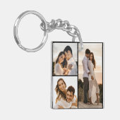 Erstellen Sie Ihre eigene 3 FotoCollage Schlüsselanhänger (Vorderseite links)