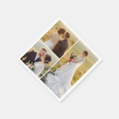 Erstellen Sie Ihre eigene 3 FotoCollage Serviette (Ecke)