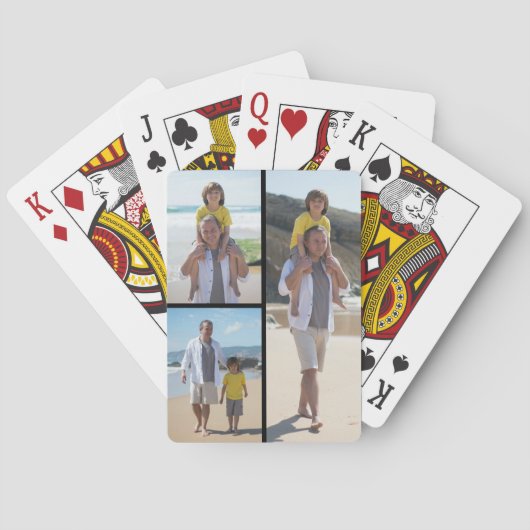 Erstellen Sie Ihre eigene 3 FotoCollage Spielkarten (Rückseite)