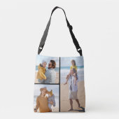 Erstellen Sie Ihre eigene 3 FotoCollage Tragetaschen Mit Langen Trägern (Rückseite)