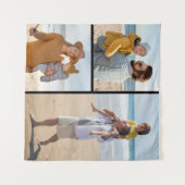 Erstellen Sie Ihre eigene 3 FotoCollage Wandteppich (Vorderseite (Horizontal))