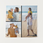 Erstellen Sie Ihre eigene 3 FotoCollage Wandteppich (Vorderseite)