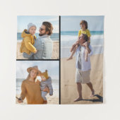 Erstellen Sie Ihre eigene 3 FotoCollage Wandteppich (Vorderseite)