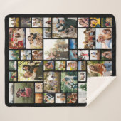 Erstellen Sie Ihre eigene 42 FotoCollage Sherpadecke (Vorderseite (Horizontal))