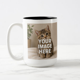 Erstellen Sie Ihre eigene 450ml Zwei-Ton-Kaffeetas Zweifarbige Tasse