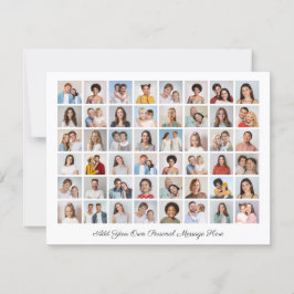 Erstellen Sie Ihre eigene 48 Foto Collage Add Gruß