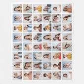 Erstellen Sie Ihre eigene 48-Foto-Collage Fleecedecke (Vorderseite)