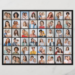 Erstellen Sie Ihre eigene 48-Foto-Collage  Flyer