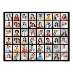 Erstellen Sie Ihre eigene 48 Foto Collage Foto Erw