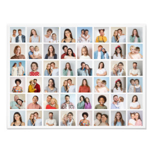 Erstellen Sie Ihre eigene 48-Foto-Collage-Fotoverg Fotodruck