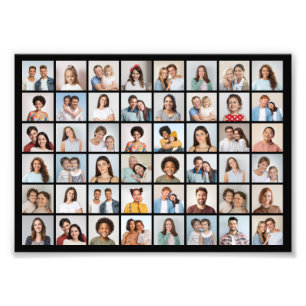 Erstellen Sie Ihre eigene 48-Foto-Collage-Fotoverg Fotodruck